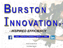 Tablet Screenshot of burstoninnovation.com